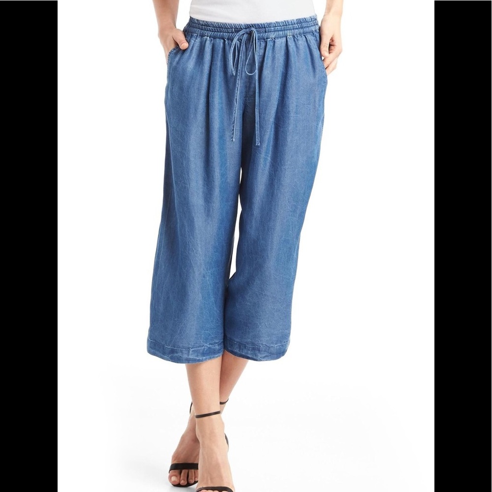 GAP Tencel wide led culottes